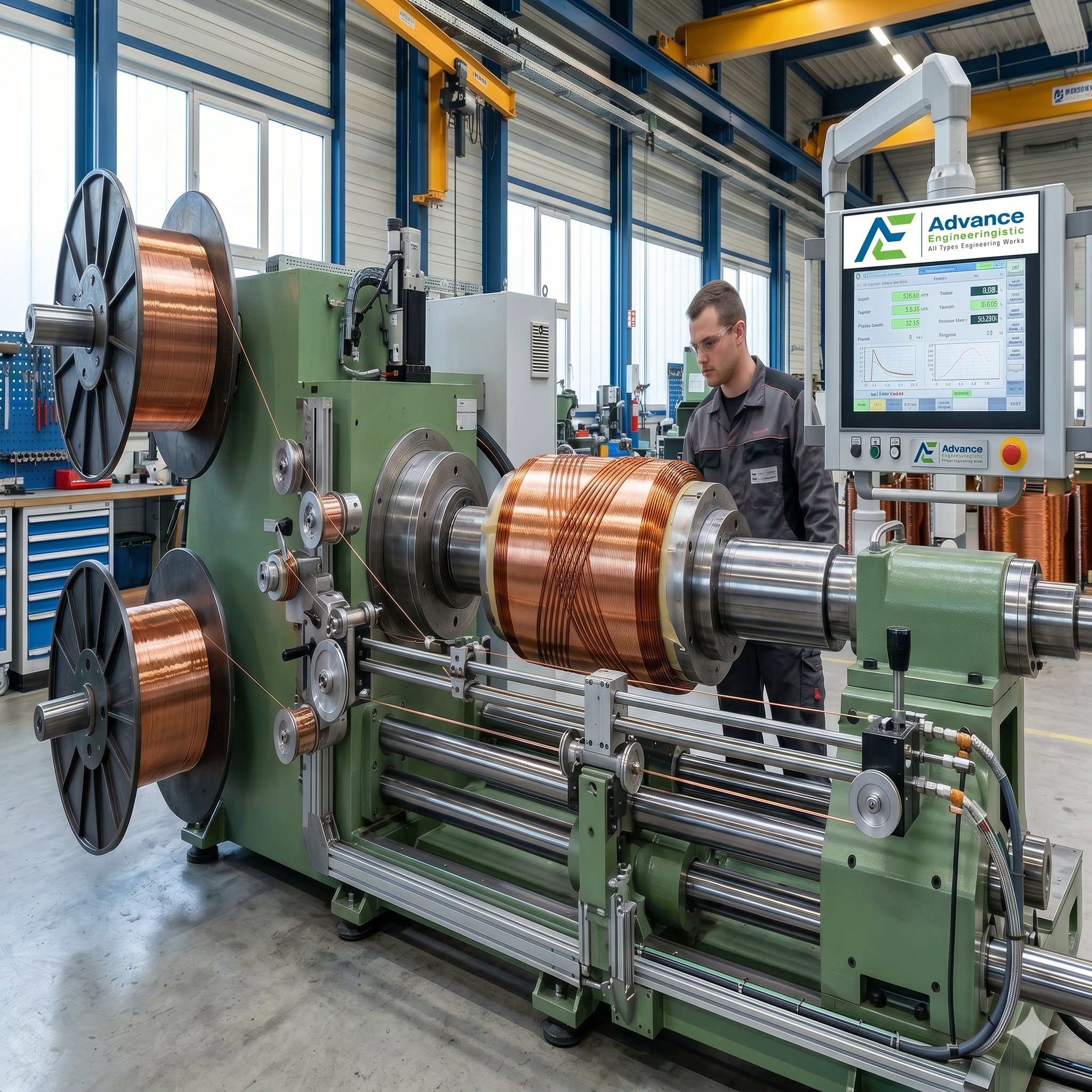 Transformer Crossover Winding Machine
